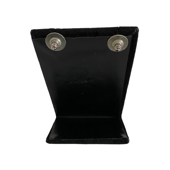 BRIGHTON Cannes Earrings Brown & Clear Beads Stud - Picture 3 of 4